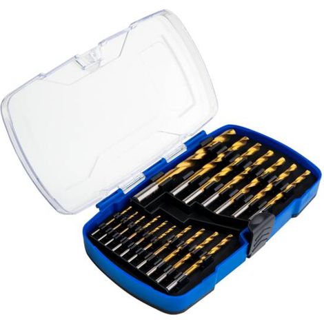 Titan HSS Bohrer-Set, 17-teilig