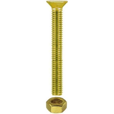 Viti per metallo T.P.S. ottone M4 x 20 - 20 pz.