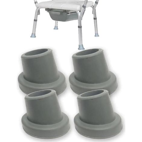 Pieds en caoutchouc antidérapants pour chaise de douche (lot 12) (1/5)
