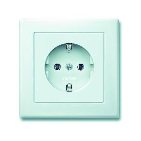 Merten SCHUKO-Steckdose pws volle Abdeckplatte MEG2301-1519 (1/5)