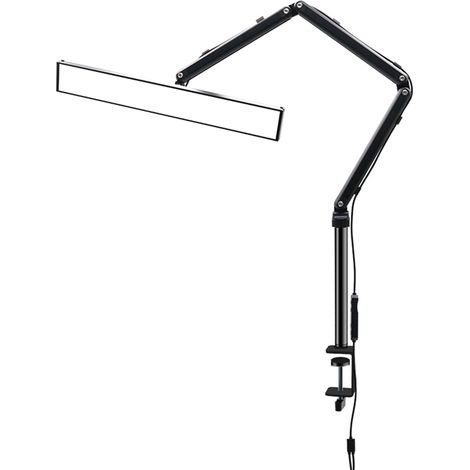 Lampe de table flexible Andoer Lash Light avec pince, idéale pour les soins des ongles, les extensions de cils et la lecture. 3 modes d'éclairage, intensité variable, double alimentation. (1/2)