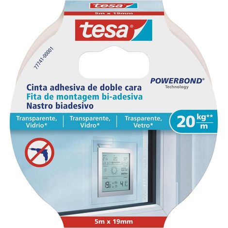 Tesa Cinta adhesiva de doble cara 20 Kg 77741-00001