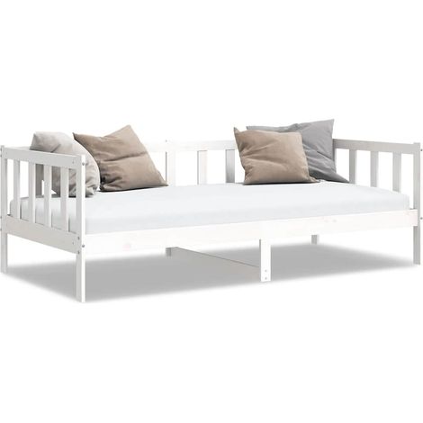 Maison Exclusive - Tagesbett Weiß Massivholz Kiefer 90x200 cm