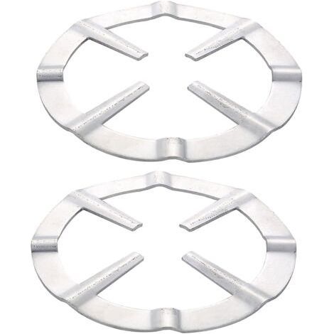 Lot de 2 supports de casserole à gaz en fer pour cuisinière à gaz, cafetière, moka (1/5)