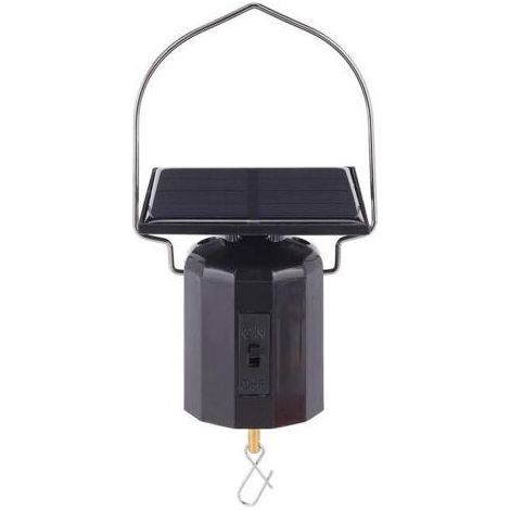 Moteur de carillon éolien à énergie solaire, carillon éolien, ornement, moteur rotatif suspendu pour jardin, terrasse, décoration de pelouse (1/5)
