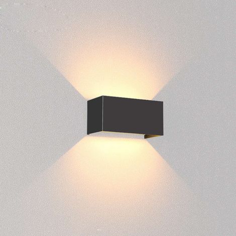 IP65 wasserdichte Außenwandleuchte, 24-W-LED-Wandleuchte, moderne Wandlampe für Veranda, Wohnzimmer, Flur, 85–265 V (1/5)