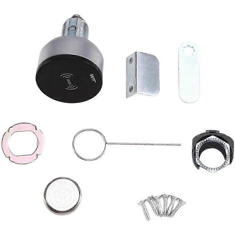 Serrure électronique à carte à puce pour tiroir de bureau, classeurs à trois sections, armoires, boîtes aux lettres et usage domestique, serrure à double porte, 30 mm. (1/5)