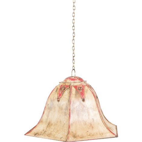 Biscottini Lustre Industriel Non électrifié 76x76x45 cm Lustre Vintage Industriel en Fer Lustre Cuisine à Suspension Style Industriel (1/5)
