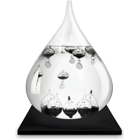 Northix Termómetro Galileano Decorativo Multicolor 28 cm