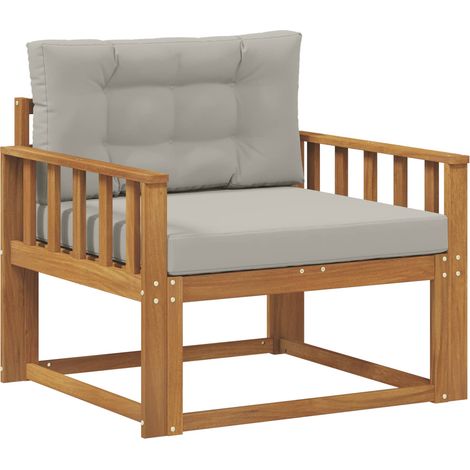 Sofa de milieu extérieur Bois d'Acacia Massif Naturel (1/5)