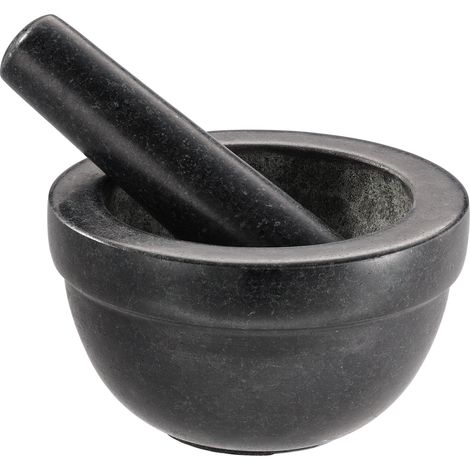 Rosle Mortero elegante negro de granito 14 cm (1/2)