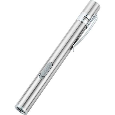 Tbest Lampe de poche USB Lampe de Poche LED D'extérieur, Chargement USB, éclairage Blanc Brillant, outillage baladeuse (1/4)
