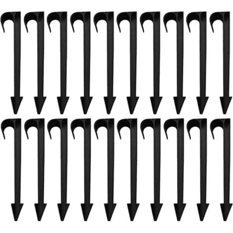 Lot de 25 AquaPEG piquets de Fixation pour Ligne d'égouttement, tuyaux d'irrigation et tuyaux gouteurs pour Tube de 20mm (1/5)