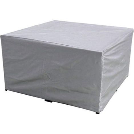 Funda protectora rectangular para muebles de jardín, fabricada en poliéster, impermeable, a prueba de polvo y resistente a los rayos UV, para sillas o mesas de jardín (Dimensiones: 150 x 150 x 75 cm) (1/5)