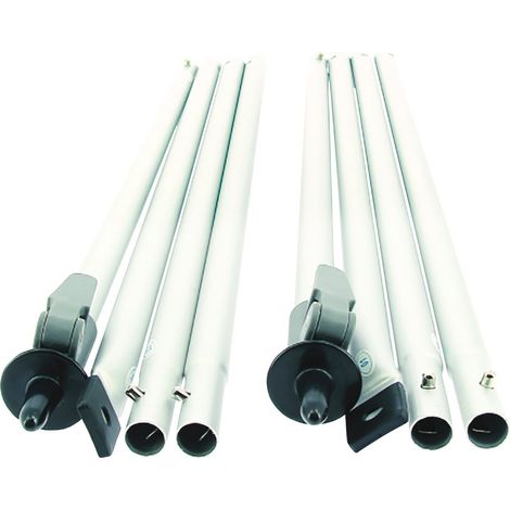 Barres de soutien arrière pour auvent gonflable – Lot de 2 barres extensibles 180-280 cm – Fixation sécurisée contre paroi véhicule – Soplair (1/2)