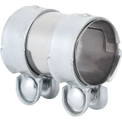 Tbest Connecteur de Pince de Tuyau D'échappement Connecteur de Haute qualité Aluminium Durable Sleeve Denteur Remplacement de TT 8N 8L MK4 BEUPLE 1.8T 357253141A 55 X 95MM. (1/5)