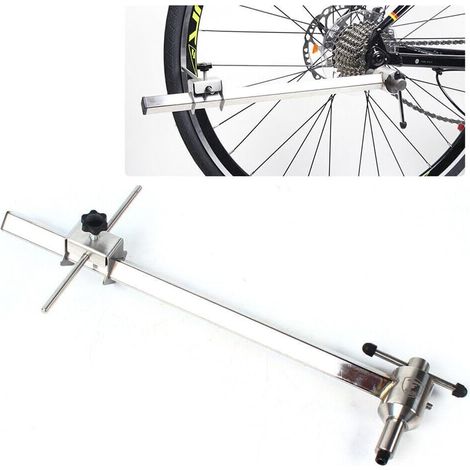 Jauge d'alignement de dérailleur de vélo en acier inoxydable, outil professionnel d'alignement de dérailleur de vélo, outil de réparation de vélo
