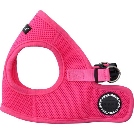 Harnais/gilet PUPPIA Soft rose fluo Sélectionnez la taille : M (1/5)