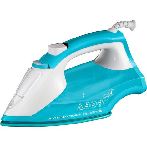 Russell Hobbs 26482-56 Ferro da Stiro a Vapore Ceramica 2400 W Bianco Blu (1/5)