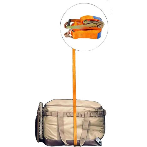 Correas de sujeción, mecanismo de liberación rápida, material de poliéster resistente, AMARILLO (1/5)