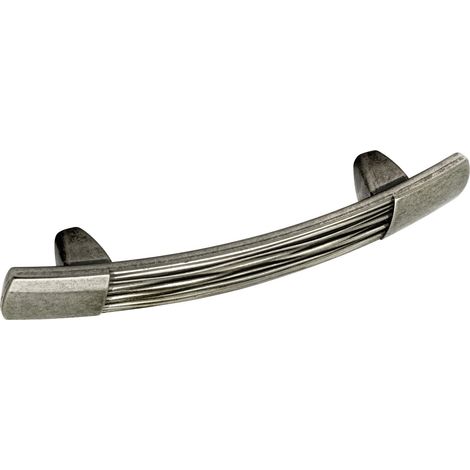 Pamar Bellona Schubladengriff (Möbelgriff) Breite 149 mm Zinkguss alufarbig