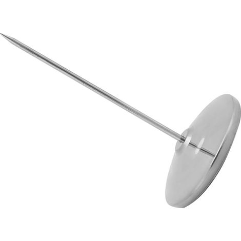 Pointe à reçus en acier inoxydable pour bureau et restaurant, argenté (1/5)