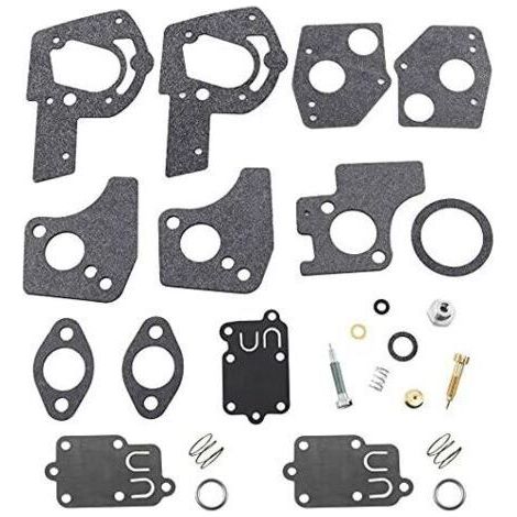 FENOPLASTICAKit de réparation pour carburateur - Membranes - Joint d'étanchéité pour Moteurs Briggs & Stratton 3 à 5 CV HP 495606 494624 135292 135232 135212 270026 272538 272538S 272637. (1/5)