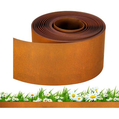 Bordure de Jardin Aspect Vintage Protecteur Bordures de pelouse et de jardin Pour Maison, Ferme, Jardin, Terrasse, Patio, Pelouse, , Arbres (1/5)
