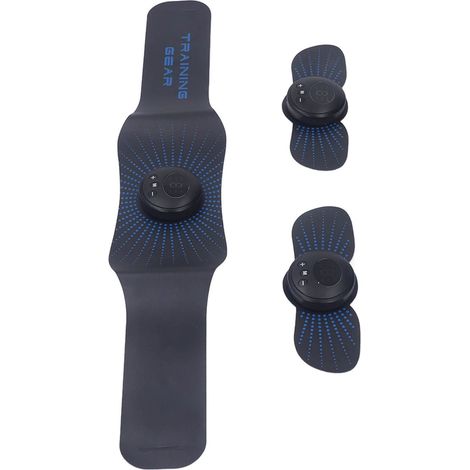 Ceinture de tonification abdominale à microcourant électrique, 6 modes, 9 niveaux d'intensité, ceinture de fitness ABS, équipement d'entraînement pour la maison et le bureau (1/5)