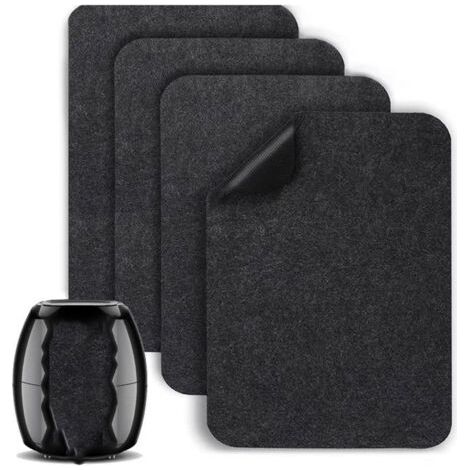 Tapis RéSistant à La Chaleur pour Friteuse à Air Tapis de Protection Plan de Travail Cuisine Antidérapant pour Friteuse à Air, Machine à Café, Mélangeur (44×30CM,4 Pièces) (1/5)