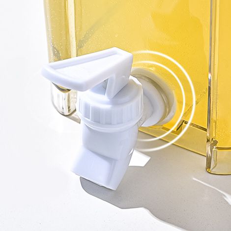 Verseuse froide à robinet pour réfrigérateur, grand réservoir à thé et boissons, pichet à eau fraîche pour fruits, usage domestique, grande capacité. (1/5)