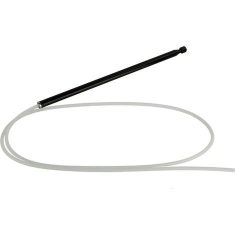 Mat antenne telescopique AM-FM de rechange pour antenne automatique - noir