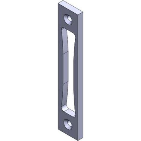 Piastre di chiusura stremler 2840.10.4 alluminio anodizzato 2 pezzi