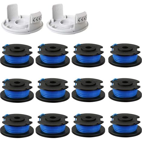 Bobine de fil de rechange Ineasicer pour débroussailleuse Ryobi One+ AC14RL3A 18V, 24V, 40V, diamètre 1,65 mm, longueur 3,35 m (11 pieds). (1/5)