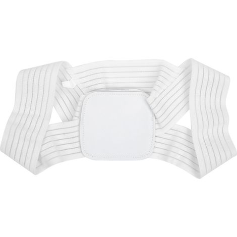 Correcteur de Posture Ceinture Dorsale - Redresseur Épaules et Dos pour Correction Cyphose - Blanc (1/5)