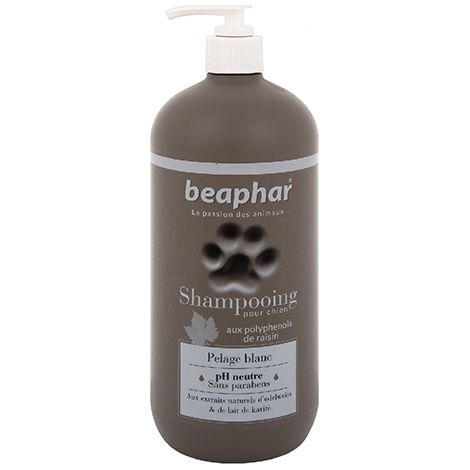 Behark Champimo High Cosmetics pour chiens avec des cheveux blancs, 750 ml
