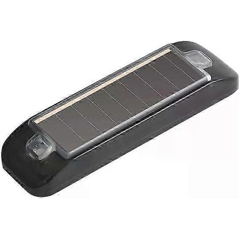Nouveau feu de signalisation solaire pour voitures et motos, lampe torche LED, indicateur de lumière stroboscopique de signalisation nocturne, feu de position ( ) (1/5)