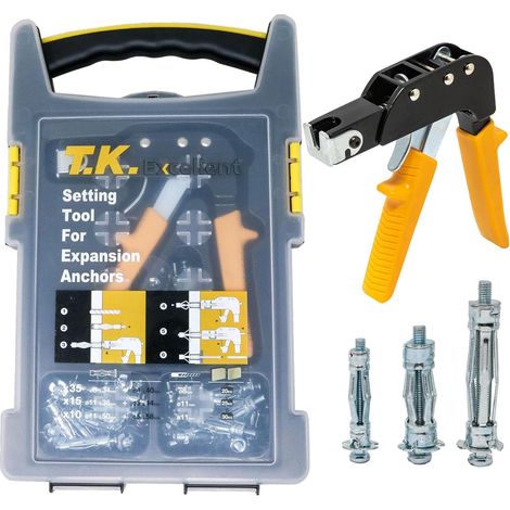Kit pince et chevilles en métal à expansion (1/5)