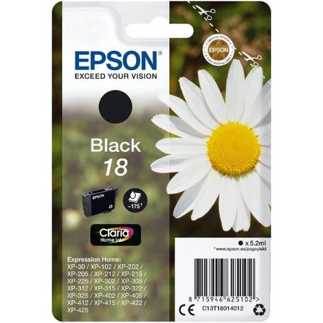 Cartucho tinta epson t180140 negro xp - 102