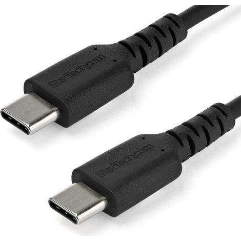 Cable USB C Startech RUSB2CC1MB           Negro (1/4)