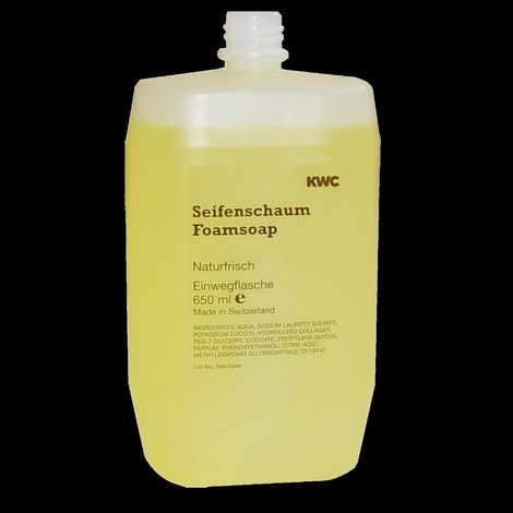 KWC AR Savon moussant, cartouche de 650 ml, pour distributeur de savon moussant