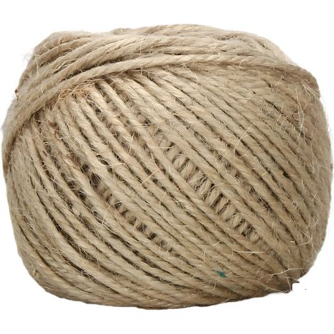 Corde de jute naturelle 50 m, 3 mm, idéale pour une décoration (1/5)