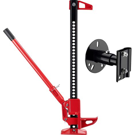 Wiltec Binda fuoristrada – Set per ATV rimorchi, con farm jack per sollevamento fino a 3000 kg e staffa per ruota di scorta