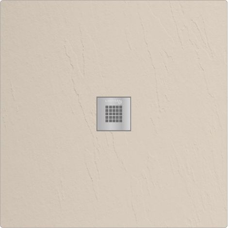 Piatto doccia in marmoresina quadrato 90x90 cm SABBIA finitura pietra estasi LONDRA (1/2)
