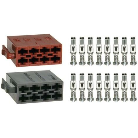Kit assemblage 2x Fiches nues ISO male 16PIN avec broches