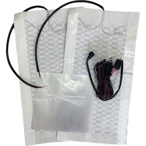 Kit universel de chauffage de siège auto avec coussins chauffants en fibre de carbone 12 V (1/5)