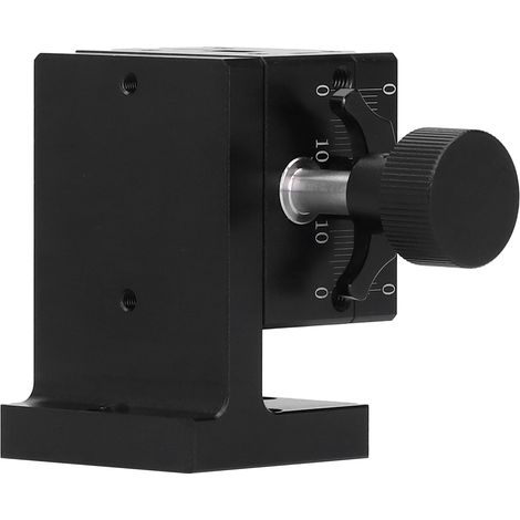 Plateforme de réglage manuel à queue d'aronde sur l'axe Z, platine de levage à engrenages de haute précision HFLA40 40x40 mm (1/5)