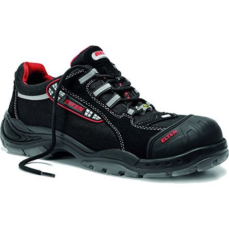 ELTEN - Calzatura bassa nera/rossa SENEX PRO ESD, S3 (1/4)