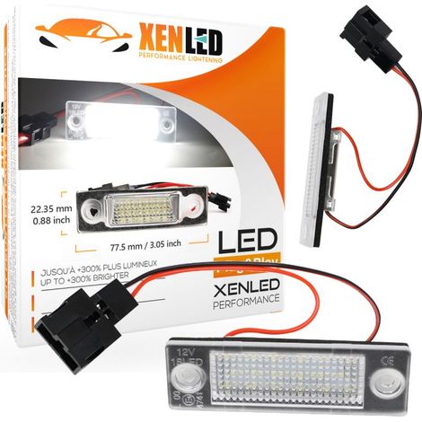 Pack modules LED éclairage plaque VW Sharan 1 / Seat Alhambra 1 / Ford Galaxy / Skoda Ocativa - Plaque d'immatriculation