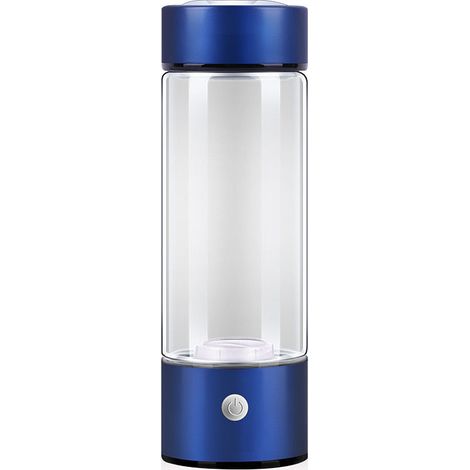 Nueva botella de agua de hidrógeno, ionizador de agua de hidrógeno portátil, generador de agua de hidrógeno, recargable para agua rica en hidrógeno (azul) (1/5)